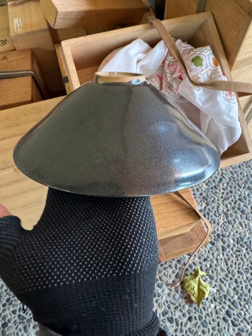 ‼️リサイクルFORT‼️BLACKフライデー②‼️中国の木葉文黒茶碗‼️激安します‼️