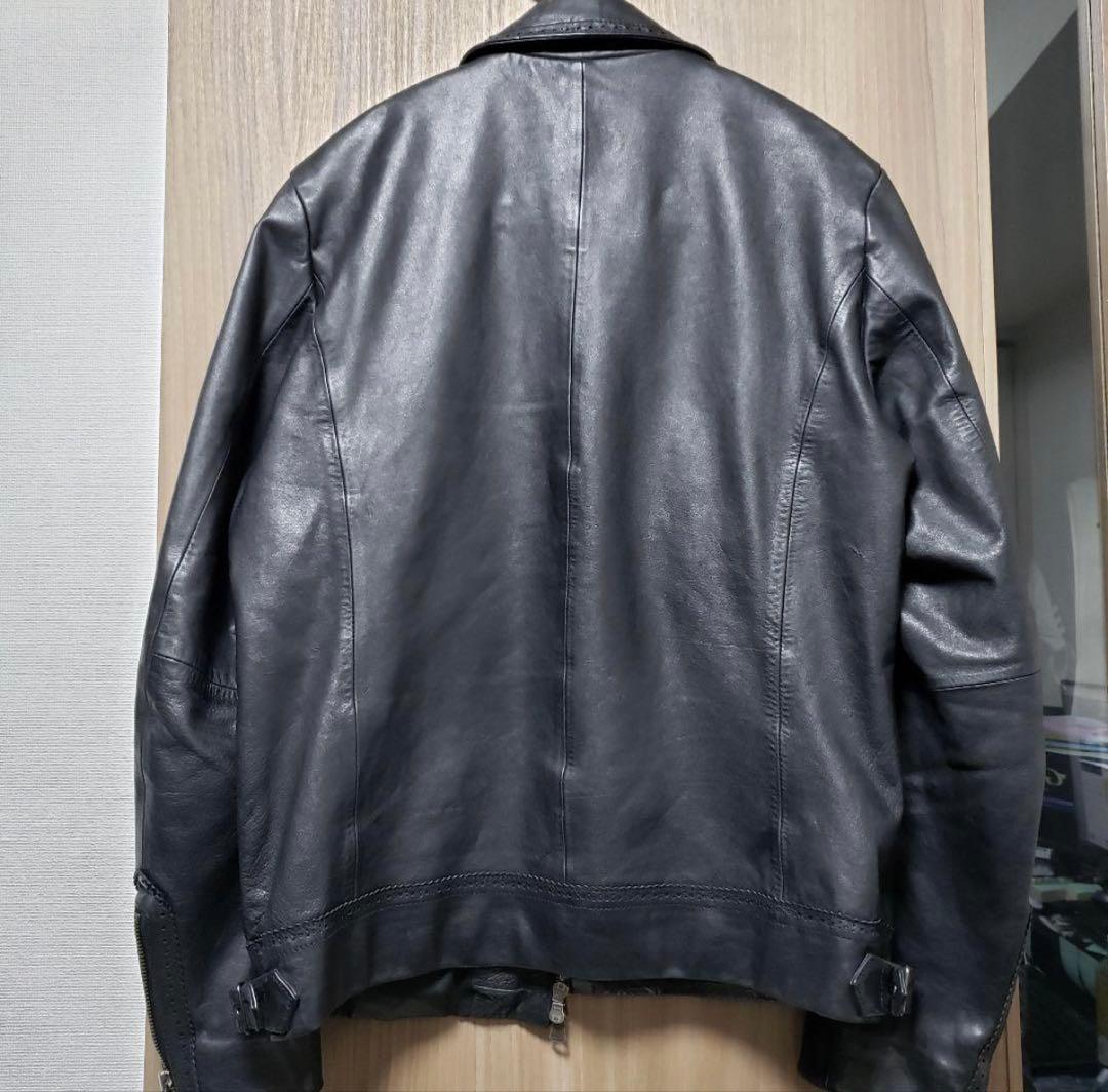 ☆レア☆ nano universe 馬革 レザージャケット Lサイズ