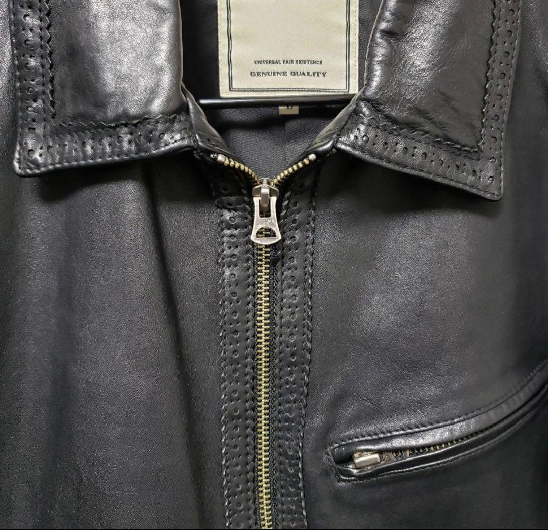 ☆レア☆ nano universe 馬革 レザージャケット Lサイズ