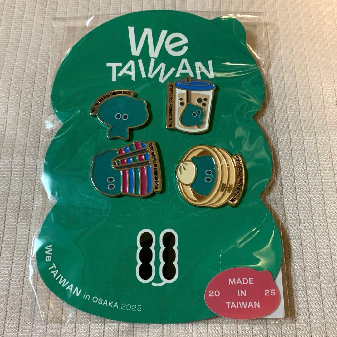 We TAIWAN アウィー ピンバッジセット