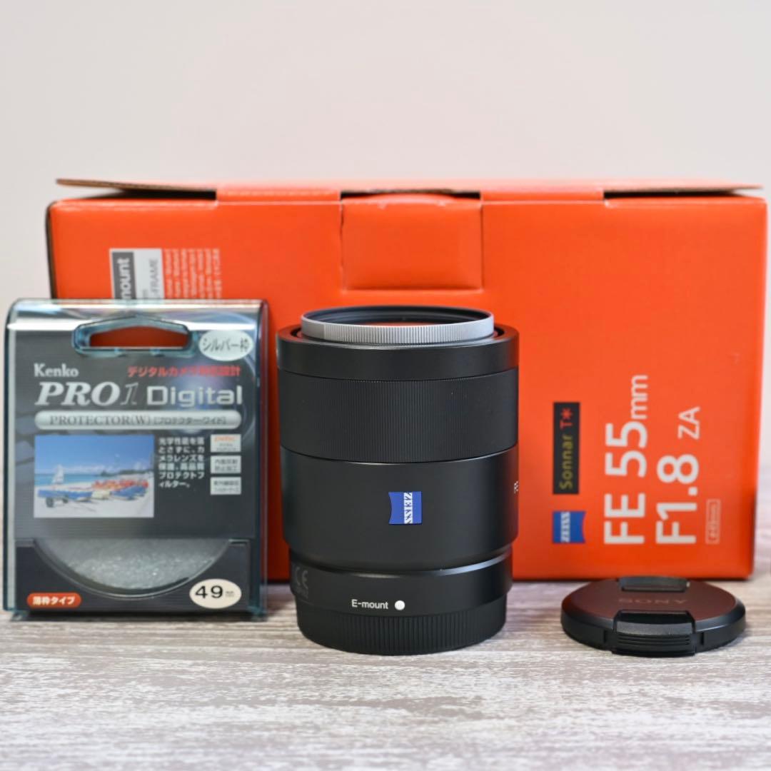 【美品】SONY Sonnar T* FE 55mm F1.8 ZA