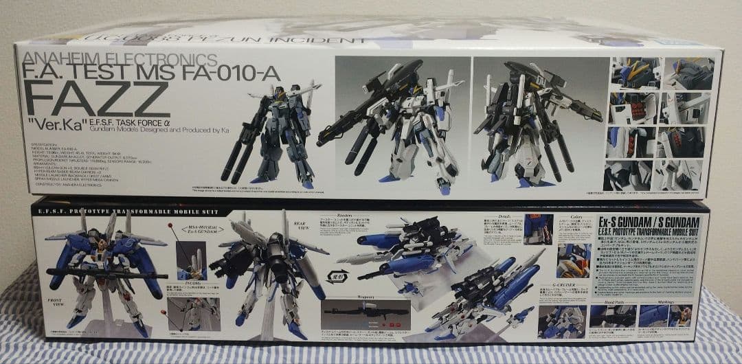 未組立 FAZZ (Ver.Ka) Ex-S GUNDAM セット