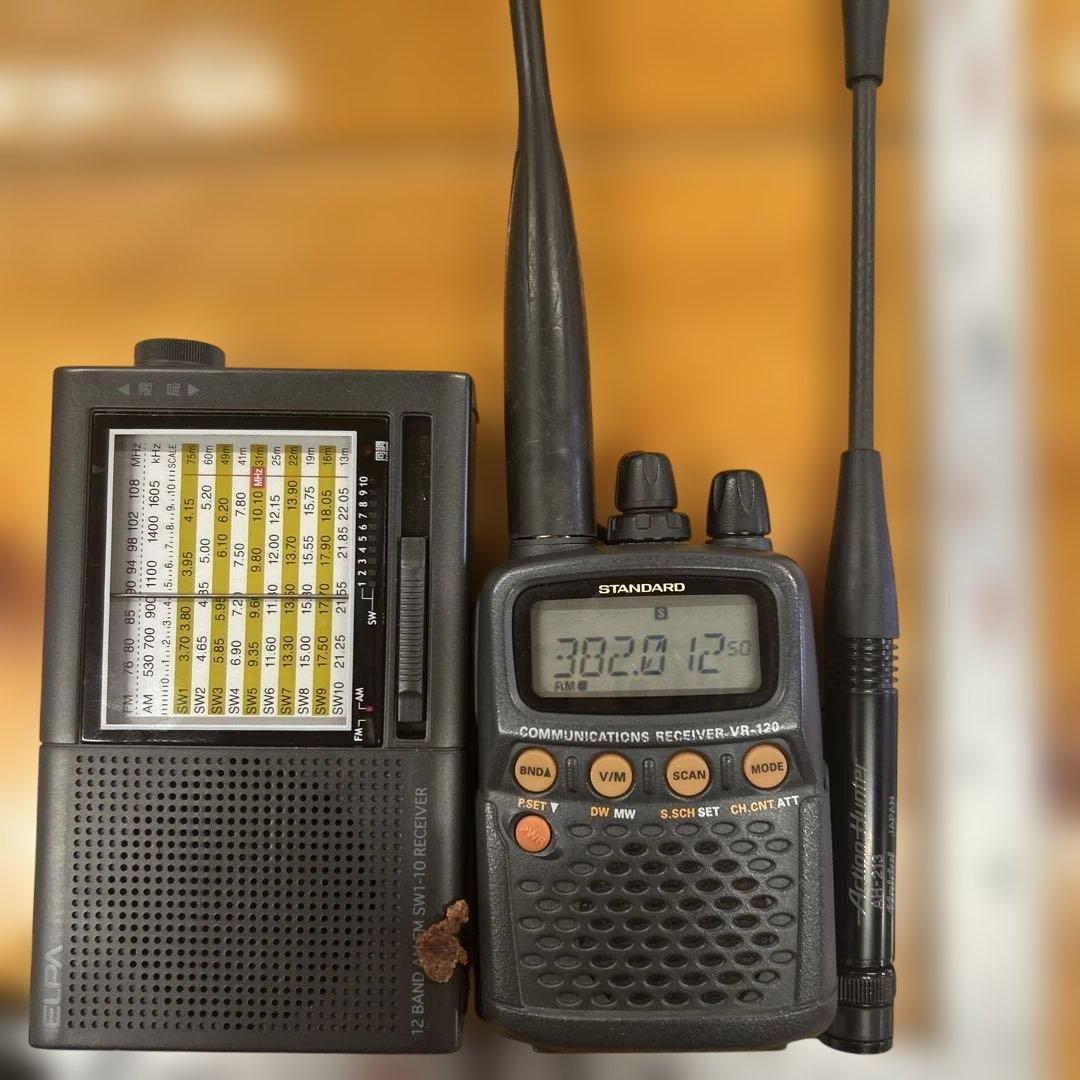 YAESU VR-120 広帯域ハンディ受信機 スタンダード　エアバンド