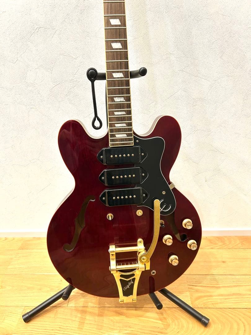 ★タイムセール★Epiphone Riviera P93 WR ワインレッド
