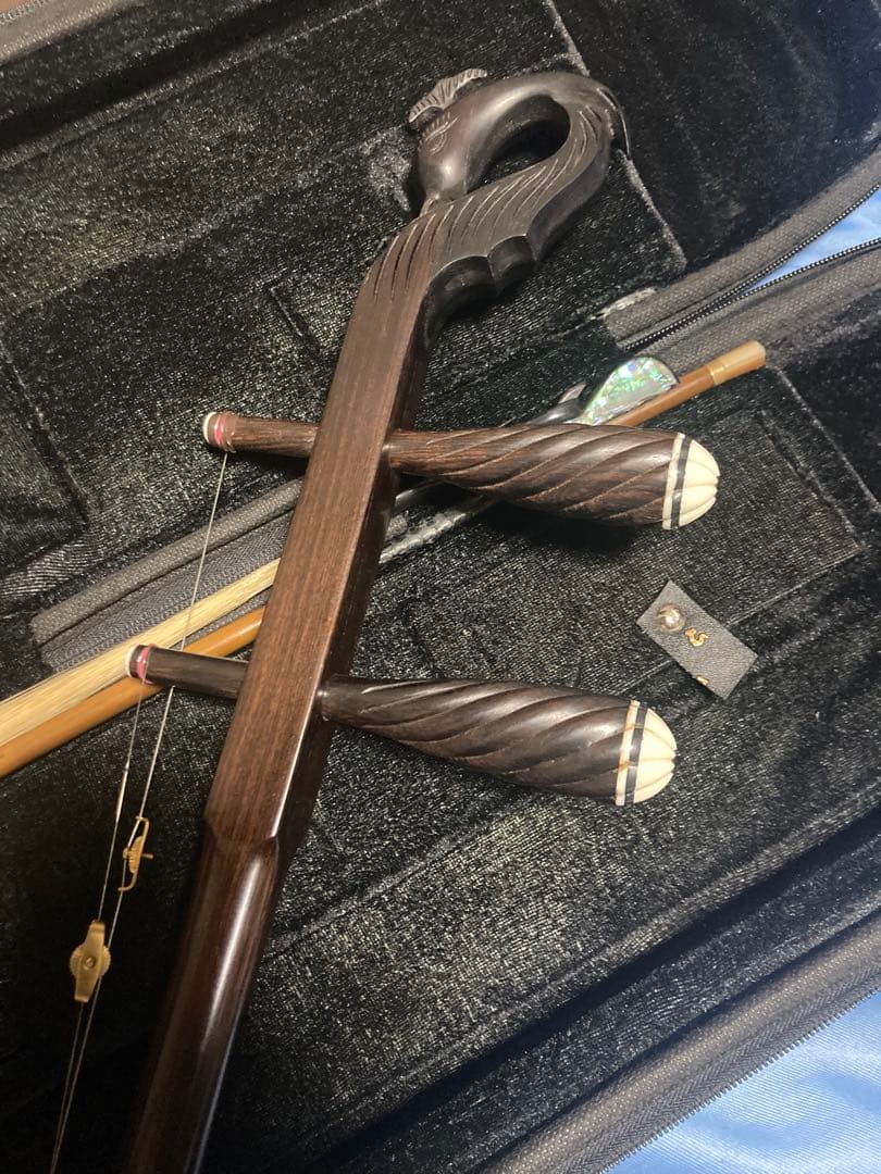 二胡　黒檀　鳳凰