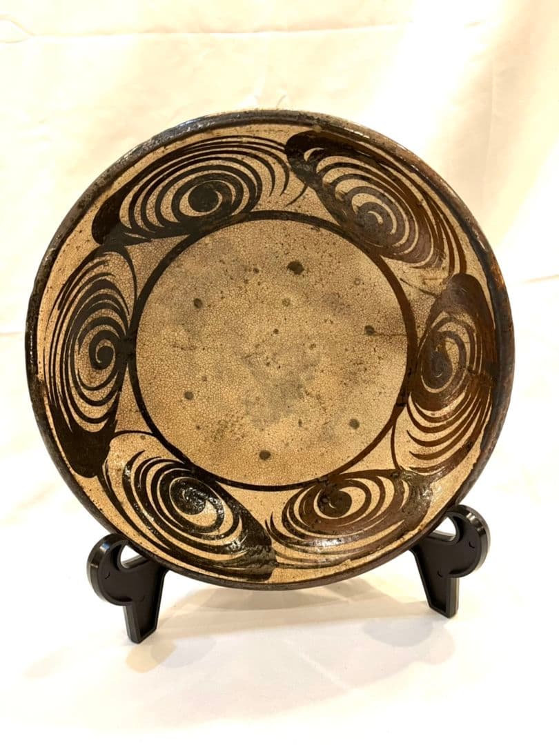 骨董 馬の目 皿 江戸時代