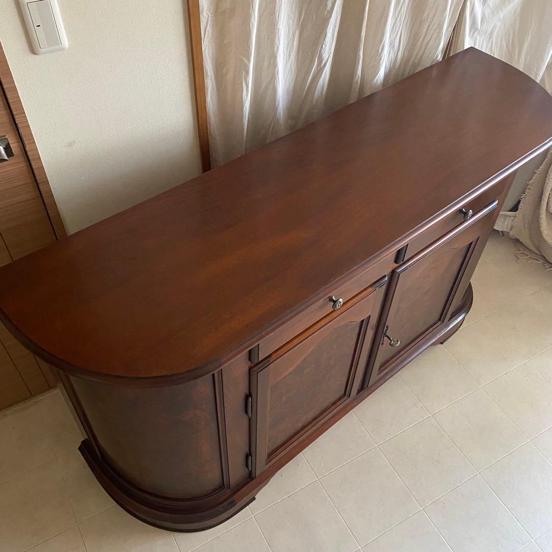 イタリア製　アンティーク　サイドボード　ヨーロピアン　キャビネット　モダン　象嵌