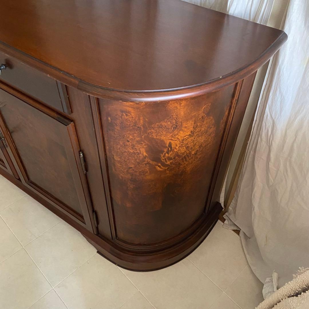 イタリア製　アンティーク　サイドボード　ヨーロピアン　キャビネット　モダン　象嵌