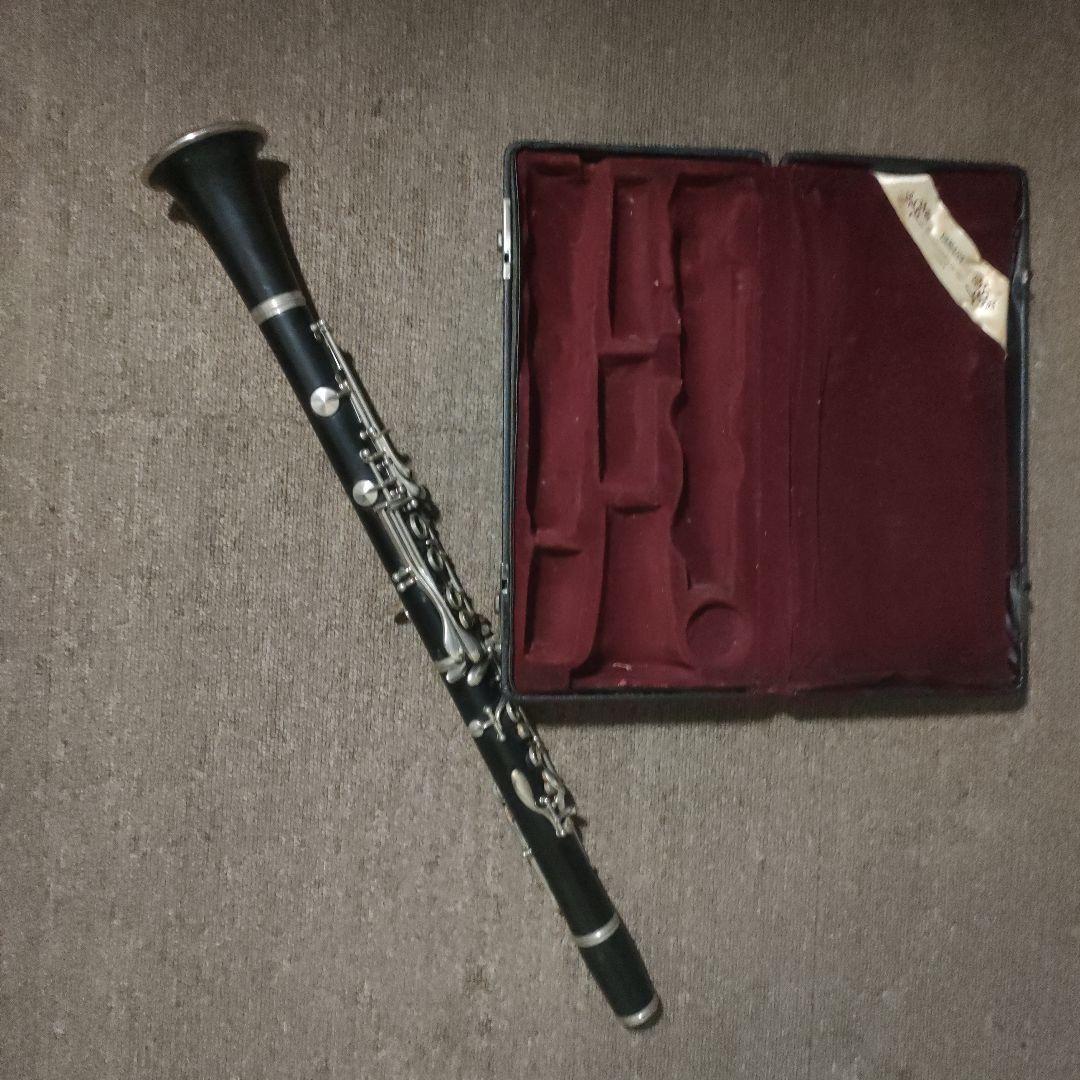 クラリネット本体 ケース付き (型番不明)