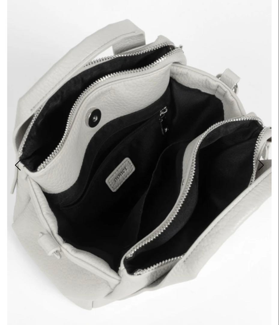 nouer 2way ショルダーバッグ ブラック チャーム3点付き