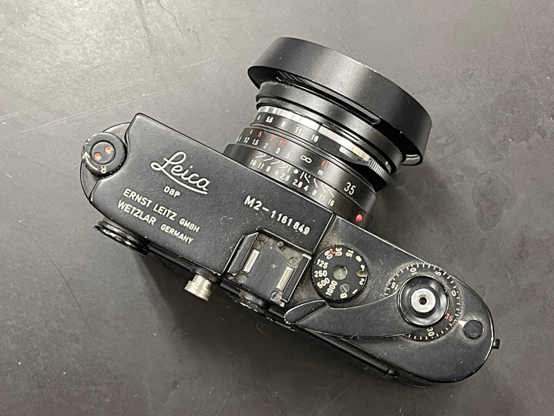 1時間タイムセール.Leica M2 Nokton 35mm F1.4 フード付