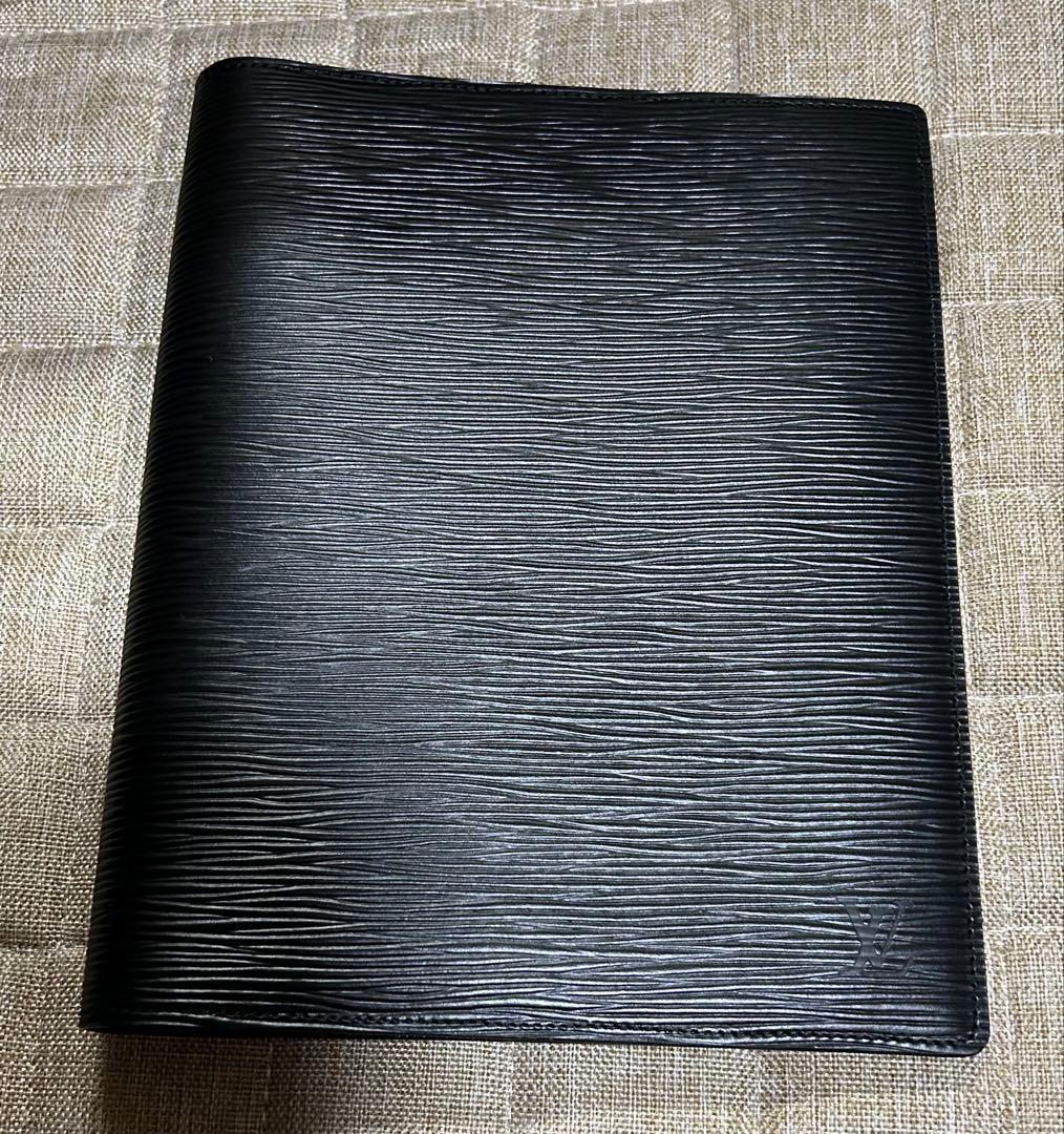 LOUIS VUITTON ノートカバー タイガレザー アルドワーズ ブラック