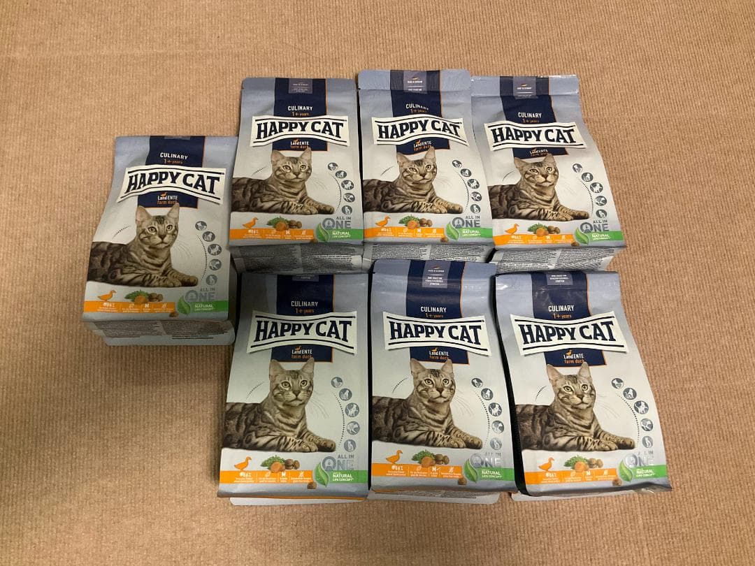 HAPPY CAT ファーム ダック (平飼いの鴨/穀物不使用)　300ｇ＊7個