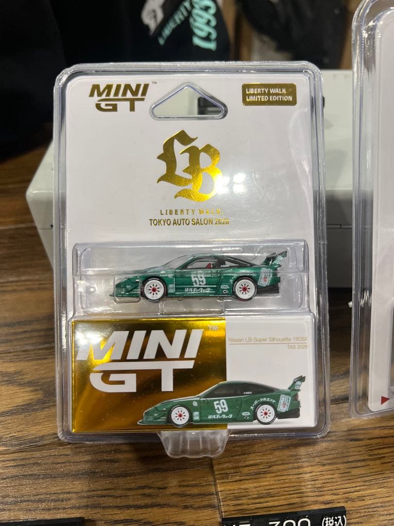 MINI GT 日産 180sx LBWK 東京オートサロン 限定　24個