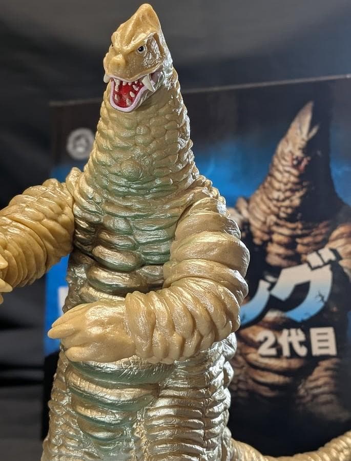 レッドキング二代目（CCP）佐竹雅昭コレクション・ソフビフィギュア外箱付