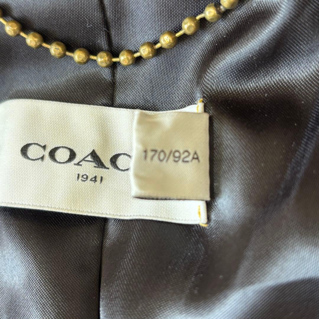 美品 コーチ 羊革 シアリングカラー アビエイタージャケット 2WAY ボア