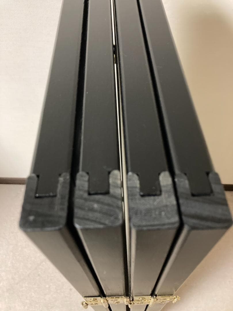 【USED】和風 パーテーション 木製 4連 障子風 和風衝立