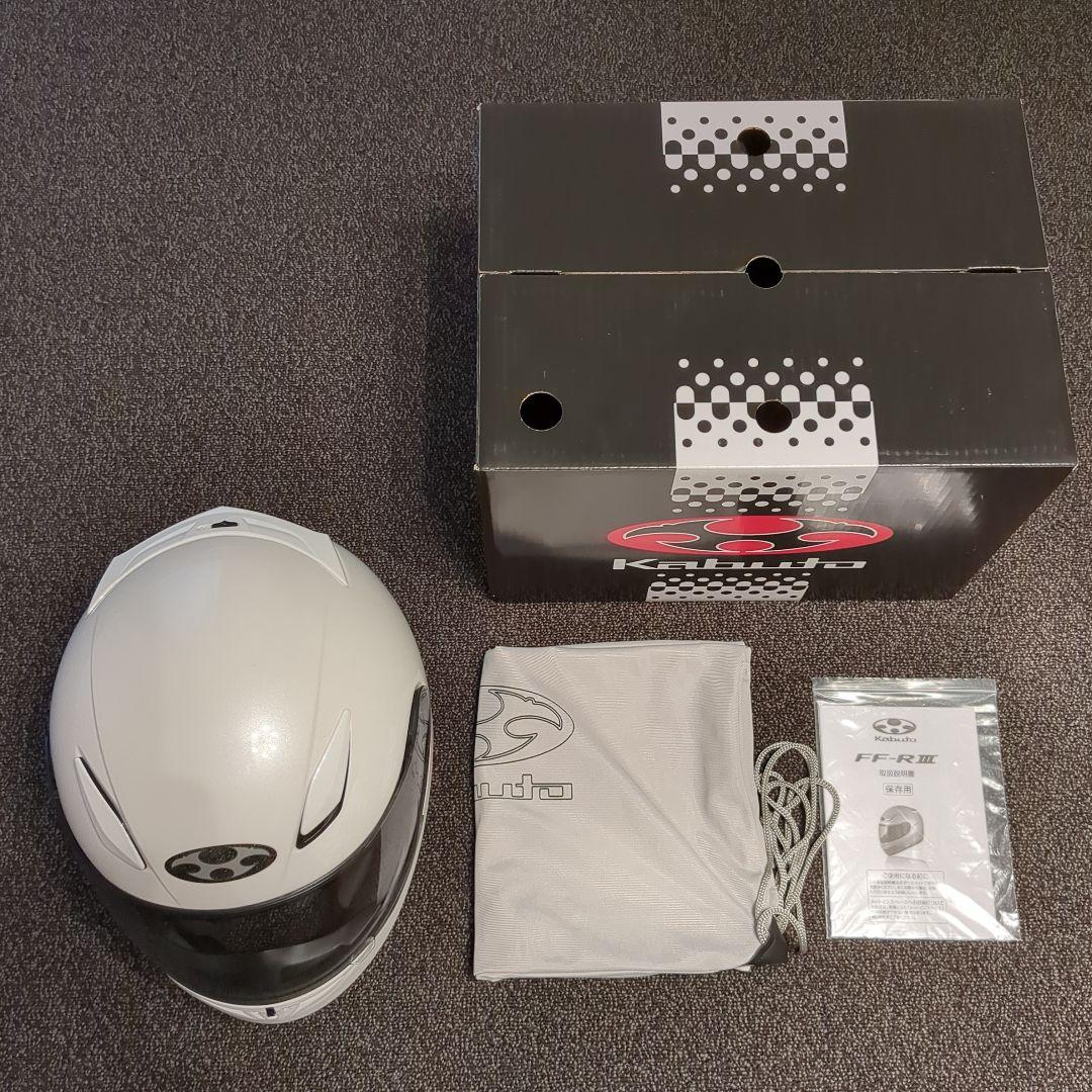 OGK Kabuto オージーケーカブト FF-R3　XL　パールホワイト