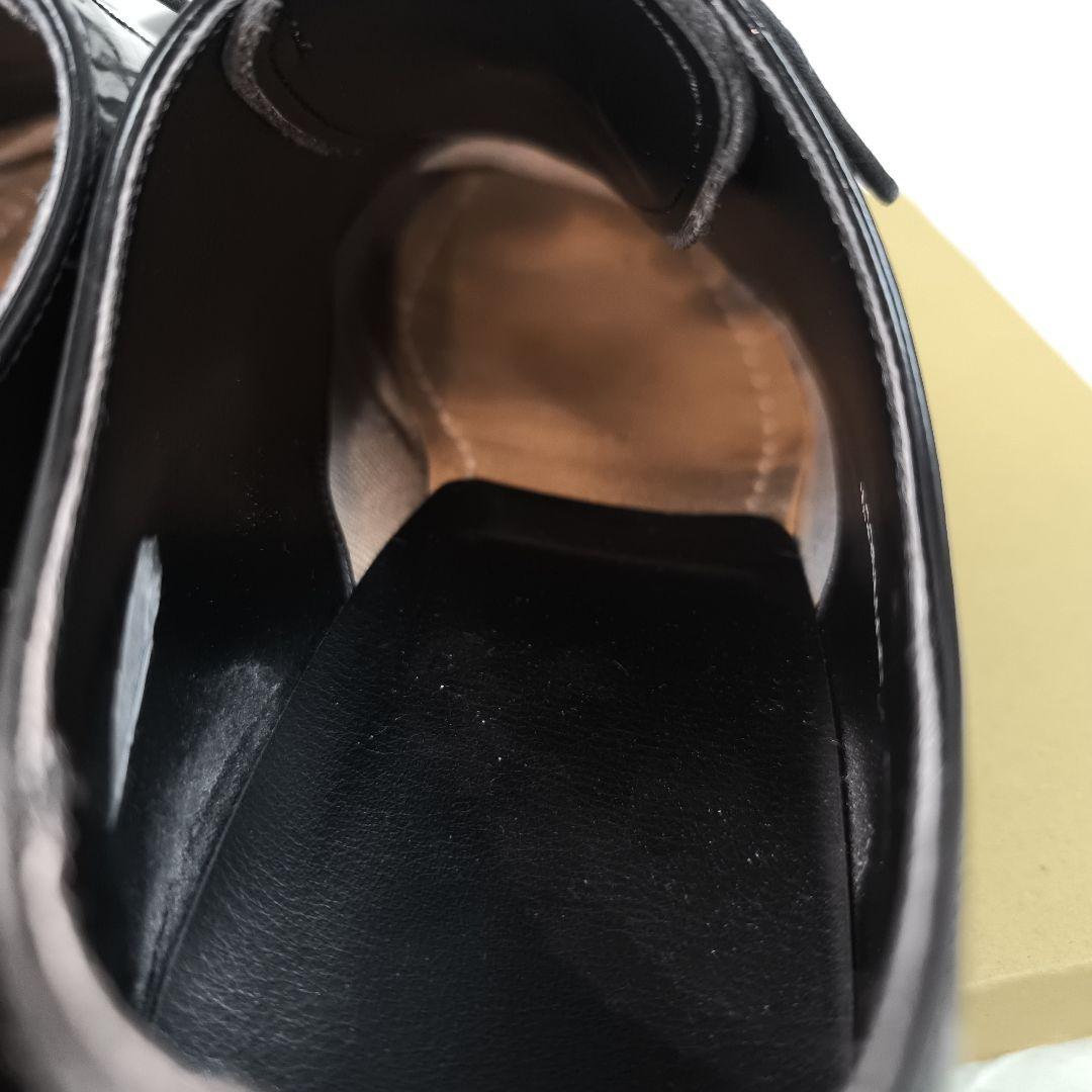 ✨美品✨ リーガル ドレスシューズ 内羽根 ストレートチップ ガラスレザー 黒