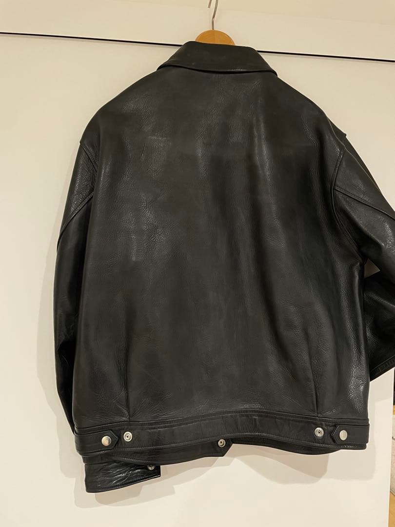 【ZIAS LEATHER JACKET】　サイズ1