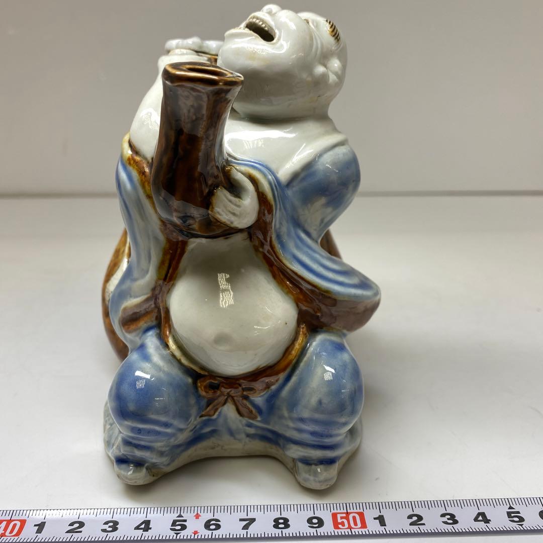 江戸時代　平戸焼水注　人物　高さ約14cm タサチ　東N7-1101☆2F