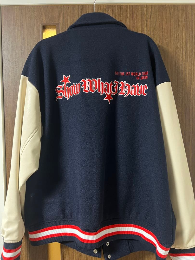 新品ワッペン付 IVE SHOW WHAT I HAVE スタジャン Lサイズ