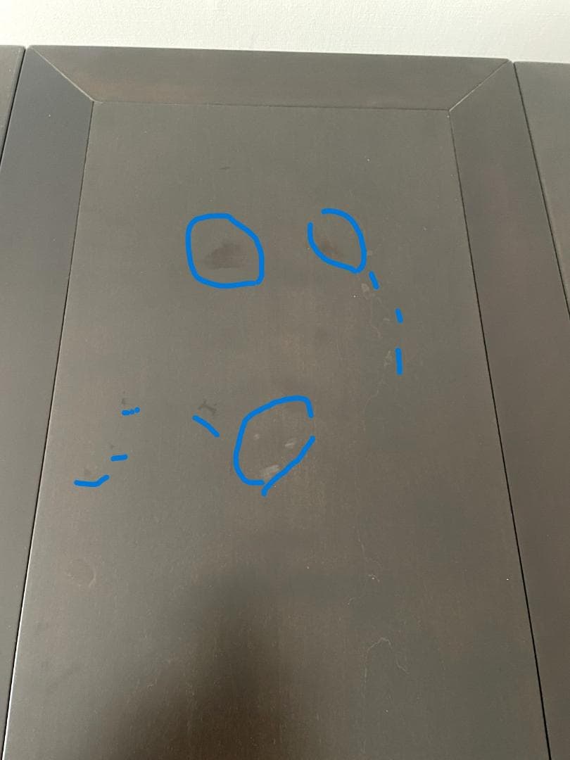 北欧家具　折り畳みダイニングテーブル