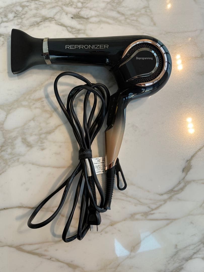 REPRONIZER ヘアドライヤー ブラック/ゴールド