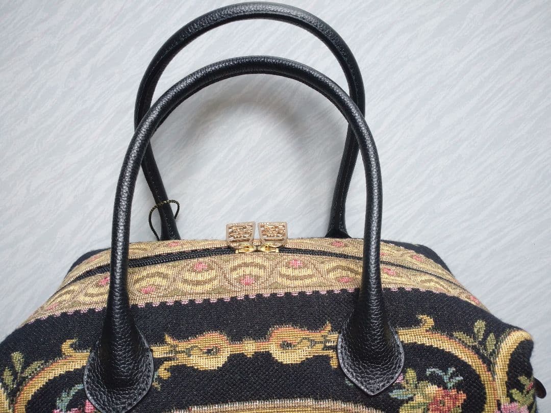 【新品】シンクビー ゴブラン織り ボストン/ハンドバッグ/ハンドバッグ