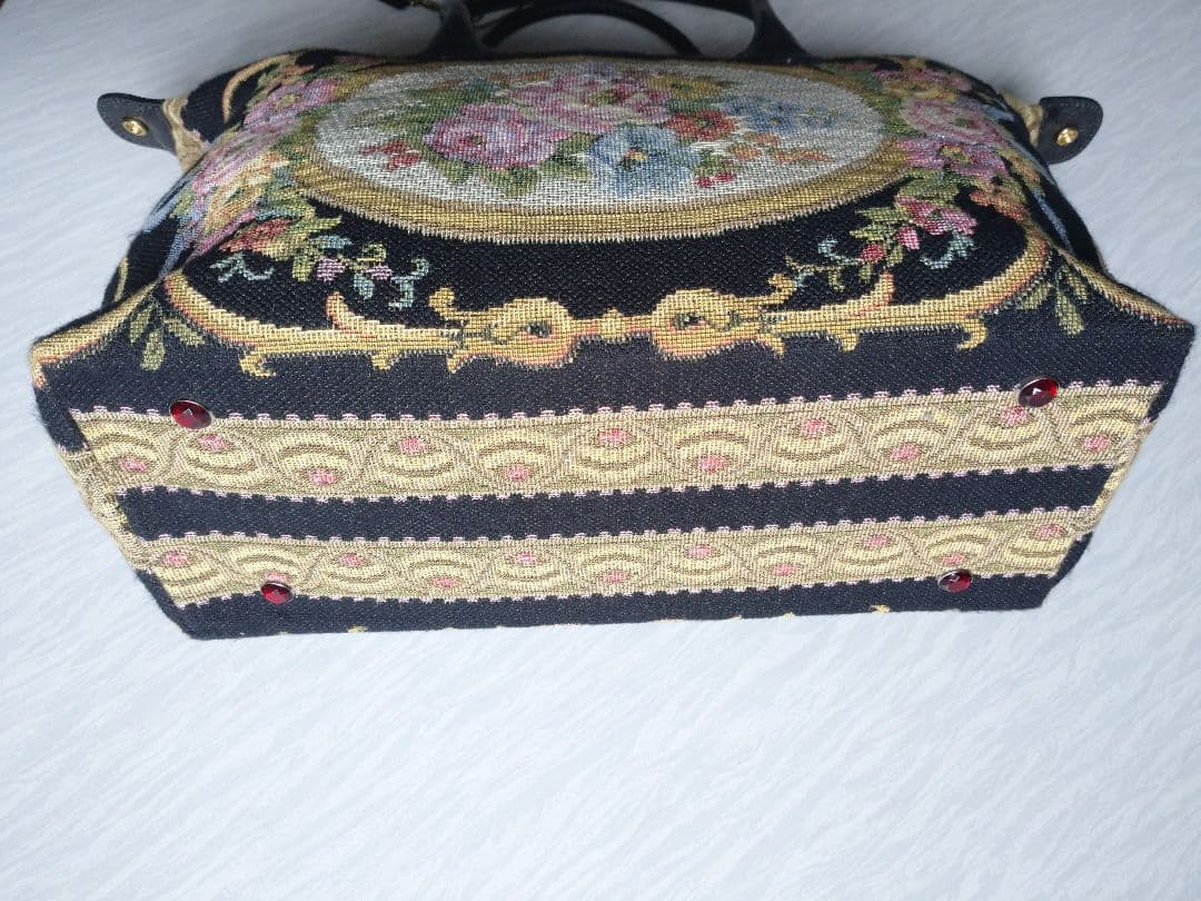 【新品】シンクビー ゴブラン織り ボストン/ハンドバッグ/ハンドバッグ