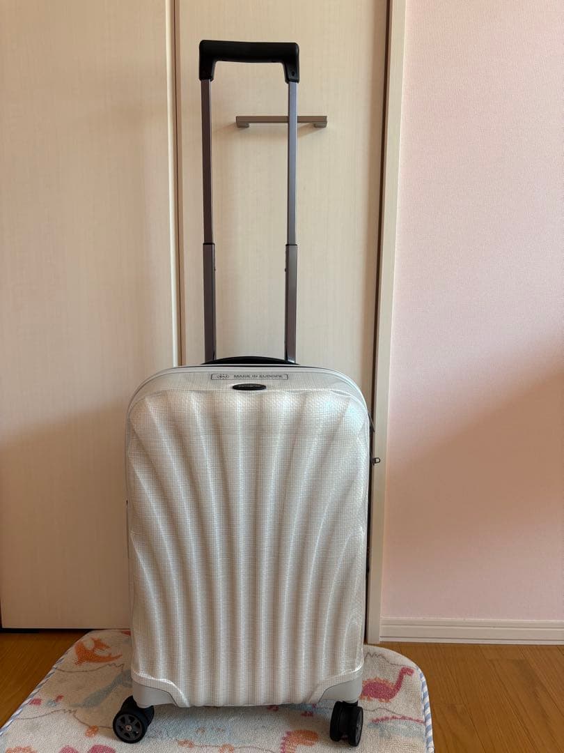 サムソナイト シーライト スピナー 55 美品　ホワイト