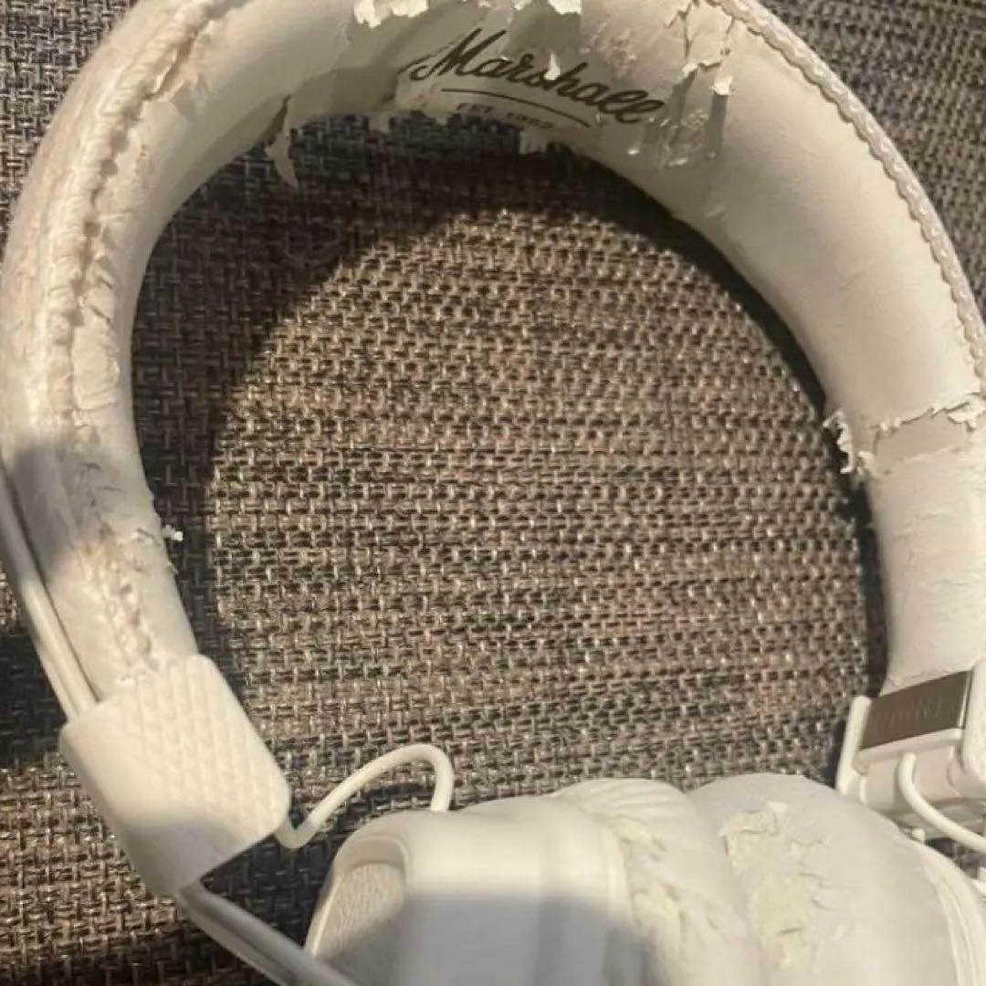 Marshall MajorⅡ ヘッドホン白ホワイト マーシャル ヘッドフォン