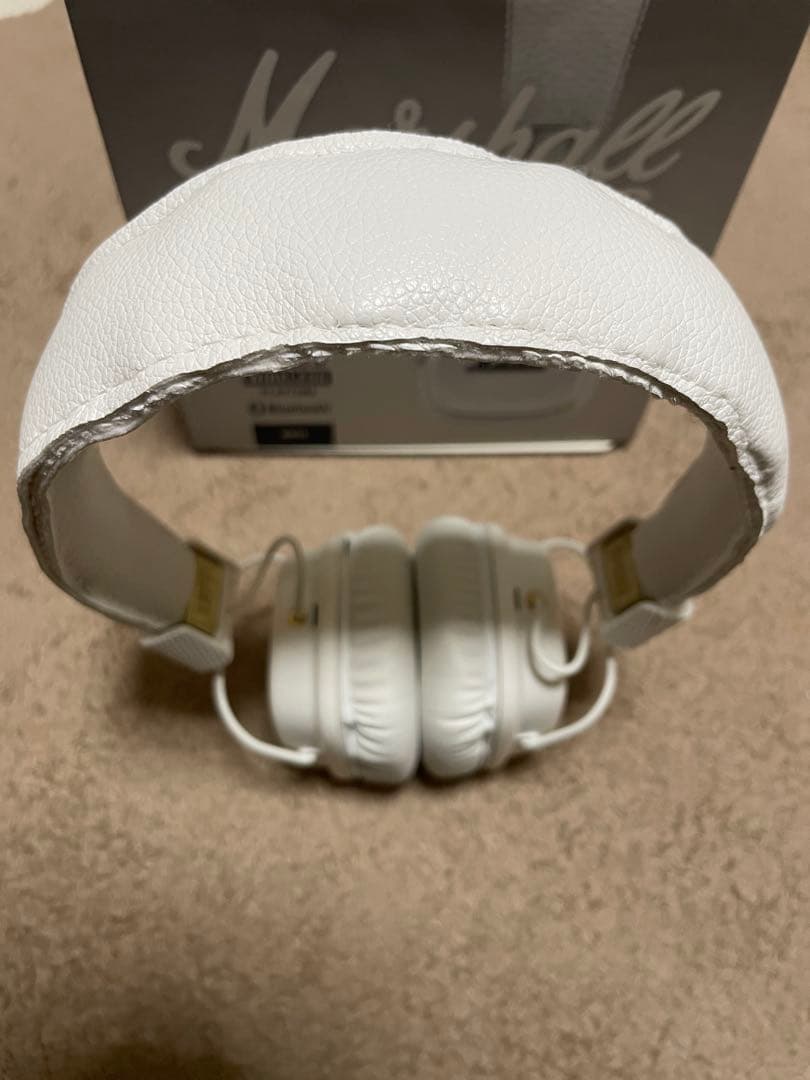 Marshall MajorⅡ ヘッドホン白ホワイト マーシャル ヘッドフォン