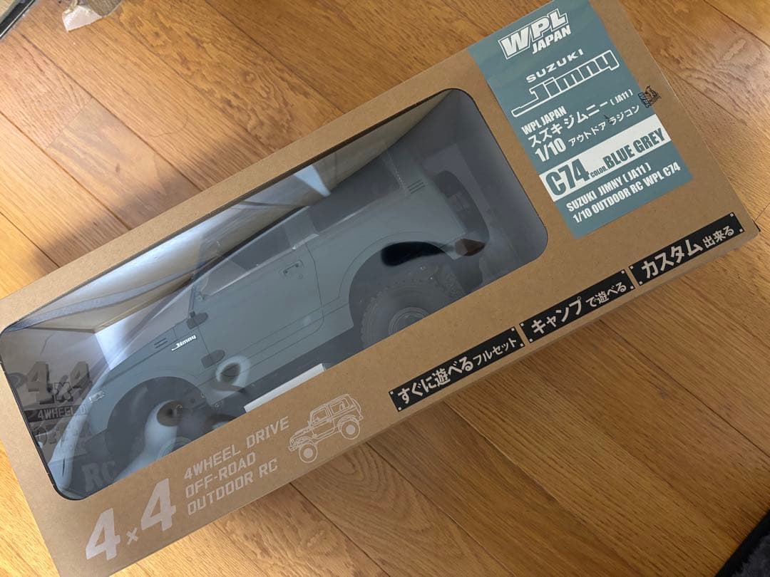 あ*き様 WPL JAPAN SUZUKI JIMNY 1/10 ブルーグレー