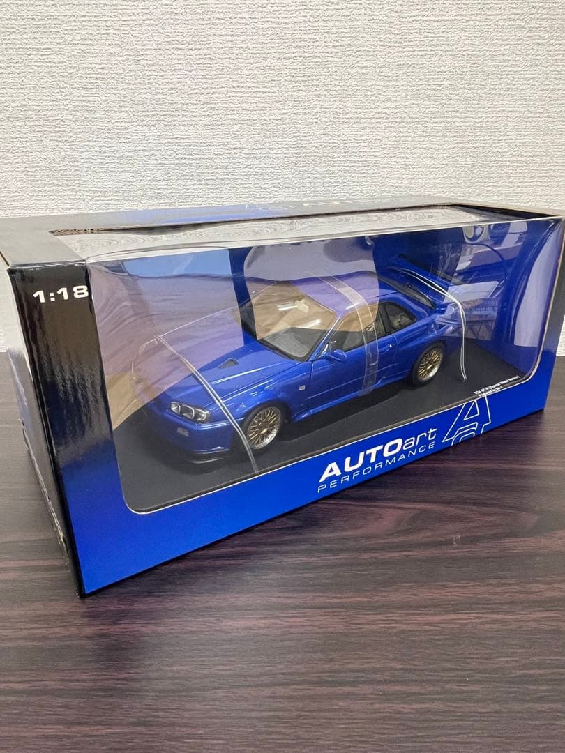 オートアート1/18 be-J世界限定500台 R34スカイラインGT-R