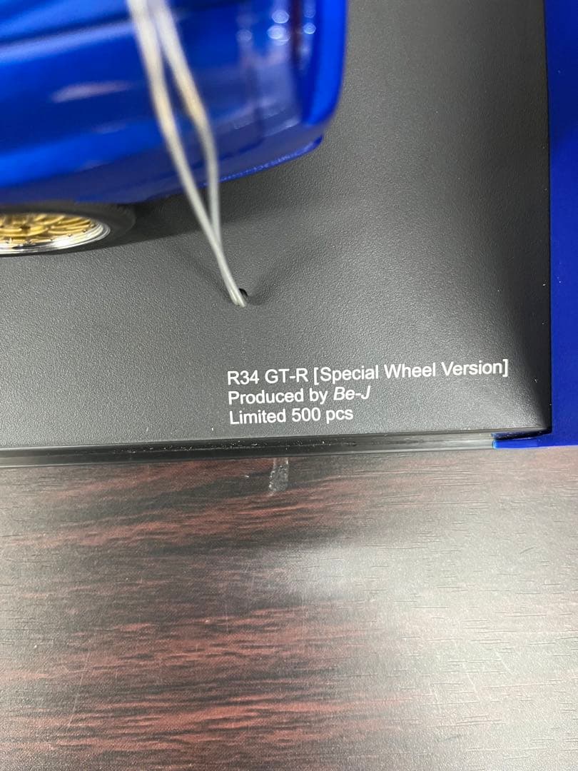 オートアート1/18 be-J世界限定500台 R34スカイラインGT-R