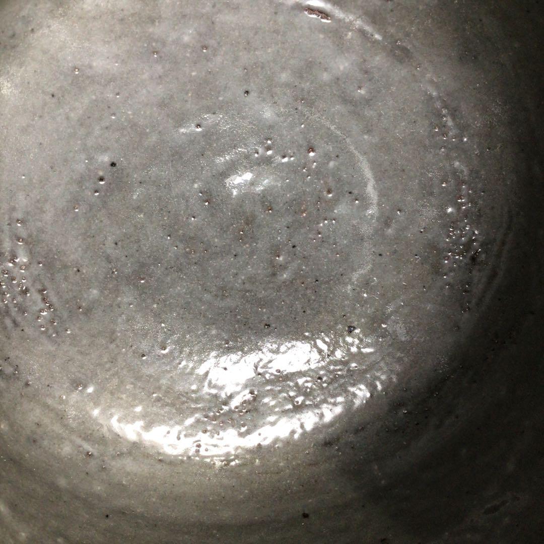 Ｐ３５３　水指　『平安　浅見与し三造』『花三島』『耳付水指』　共箱　茶道具