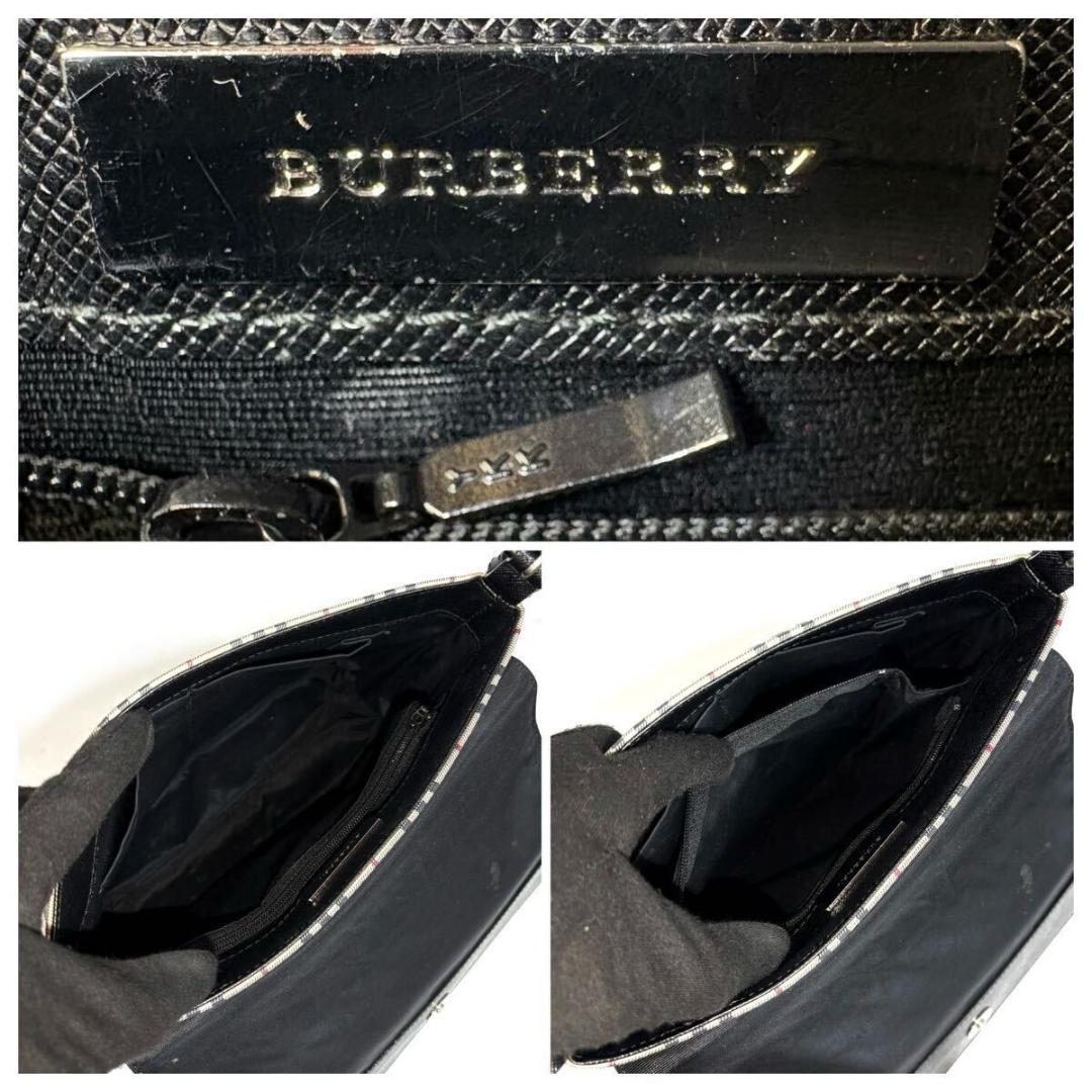 【美品】BURBERRY ノバチェック ショルダーバッグ 元箱付き