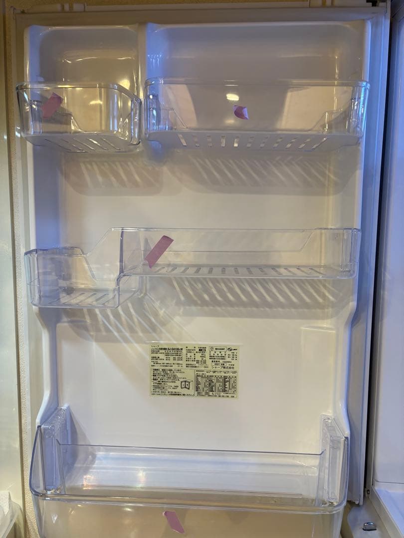 SHARP 冷蔵庫 ホワイト プラズマクラスター 左右開き SJ-G413G