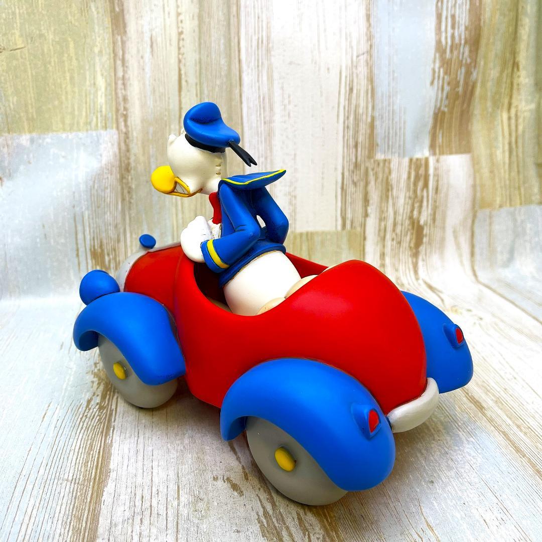 ドナルドダック 赤い車 RUTTEN ルッテン社製 レジン製 ビッグフィギュア