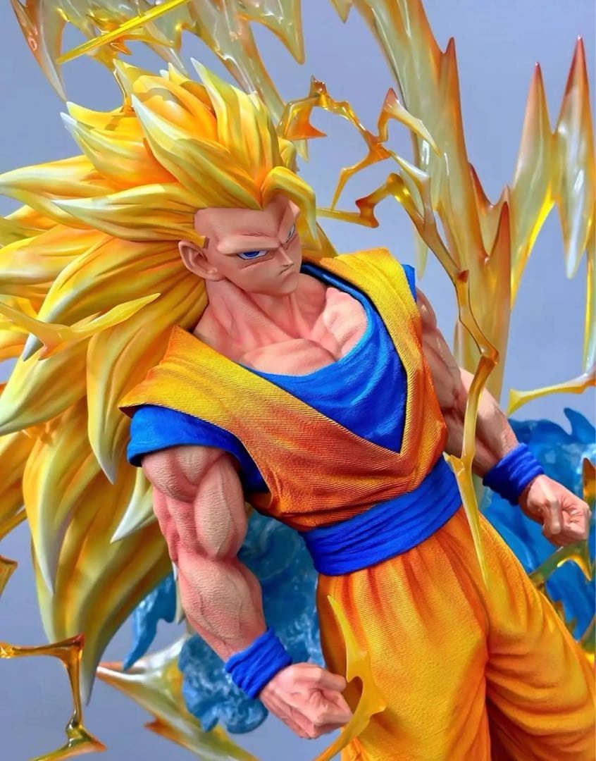 ドラゴンボールガレージキット　超サイヤ人3孫悟空　レジン スタチュー フィギュア