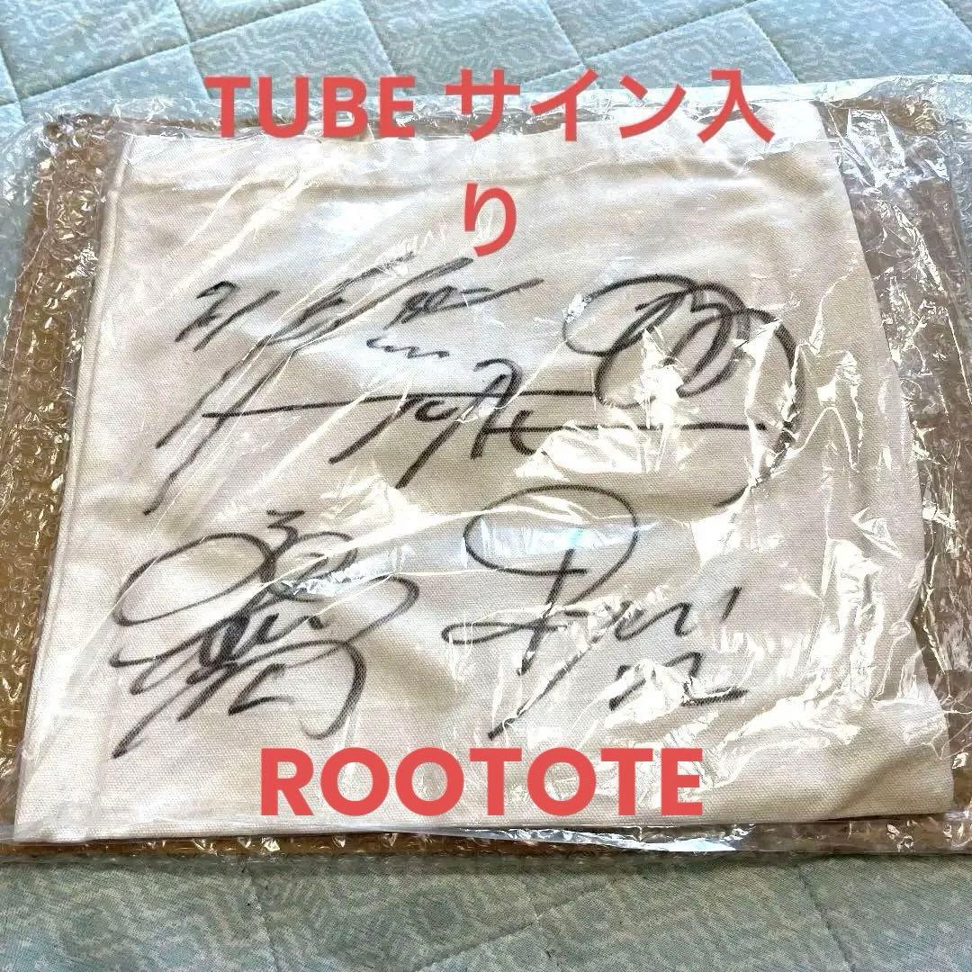 TUBE⚠️激レア⚠️直筆サイン入りトートバッグROOTOTE 希少　一点物
