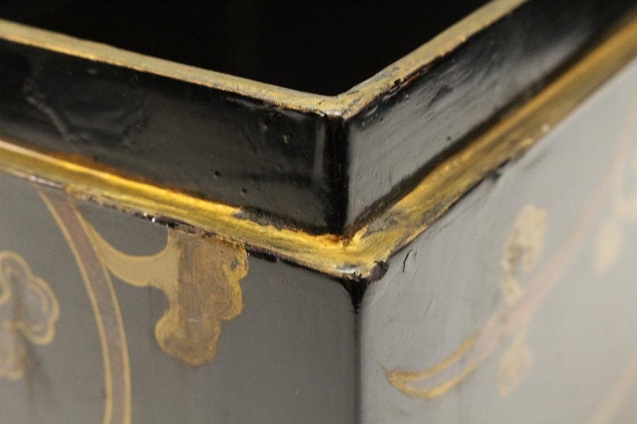 双鳳凰蒔絵 時代 文庫箱(K-XA907)