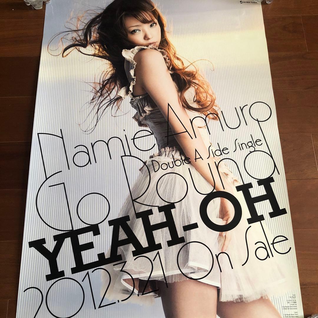 P 新品 非売品 安室奈美恵 販促 告知 ポスター B2 YEAH-OH