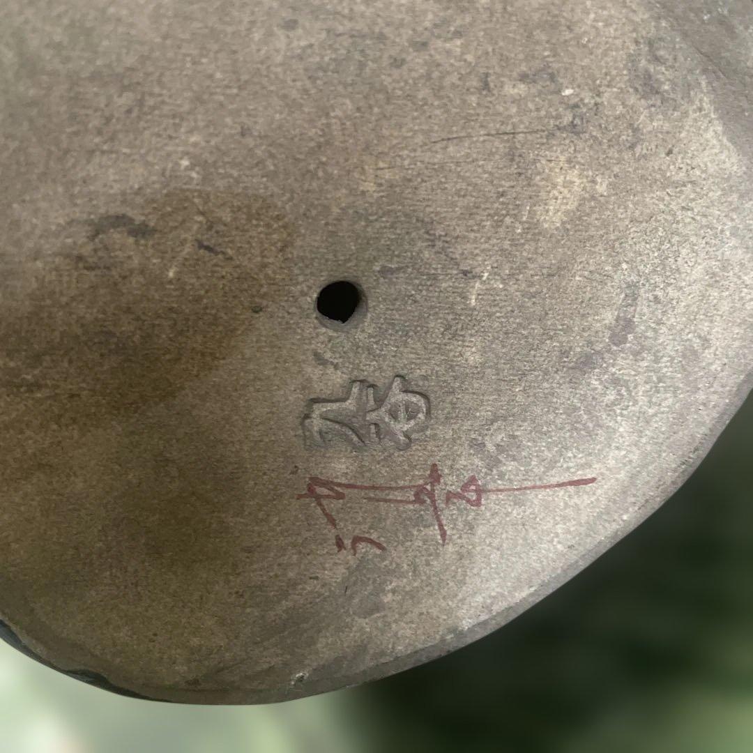 九谷焼猿の置き物　石川県伝統工芸品 日本美術　骨董　干支の猿　在名あり