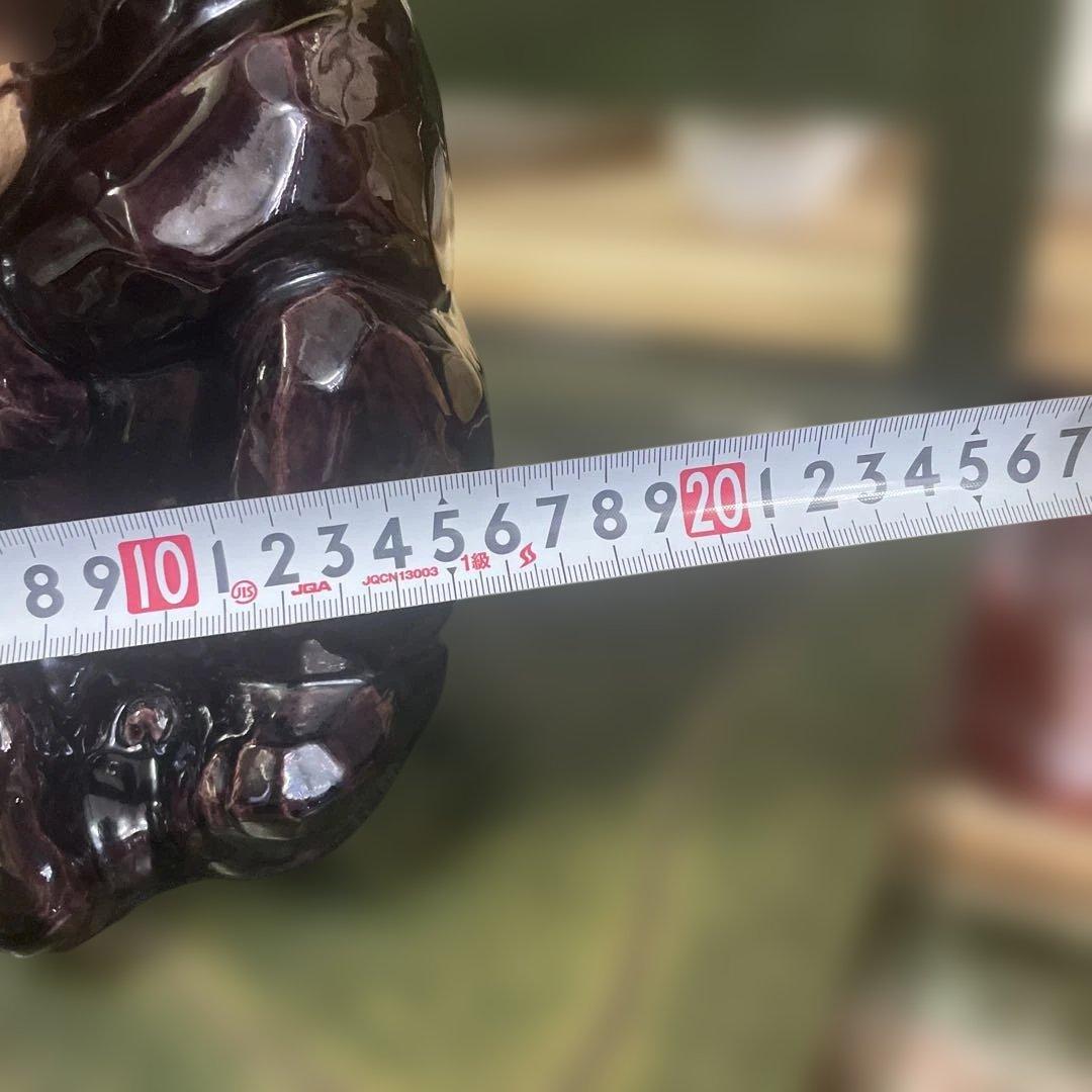 九谷焼猿の置き物　石川県伝統工芸品 日本美術　骨董　干支の猿　在名あり