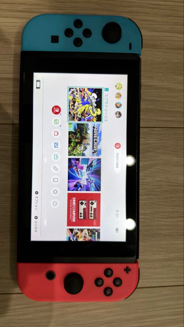 Nintendo Switch 青/赤 本体 充電器・ケース付き