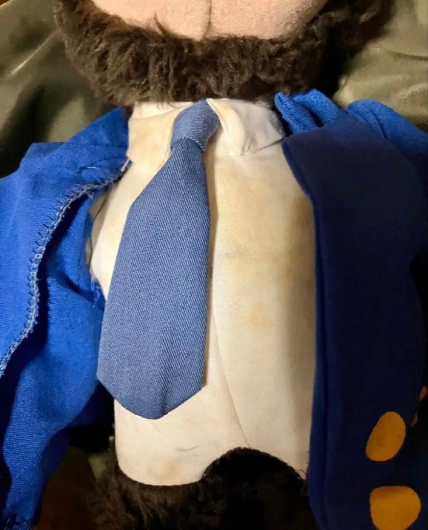 レア 非売品　おさる ぬいぐるみ ペア 昭和レトロ風　ホブソンズ　デッドストック