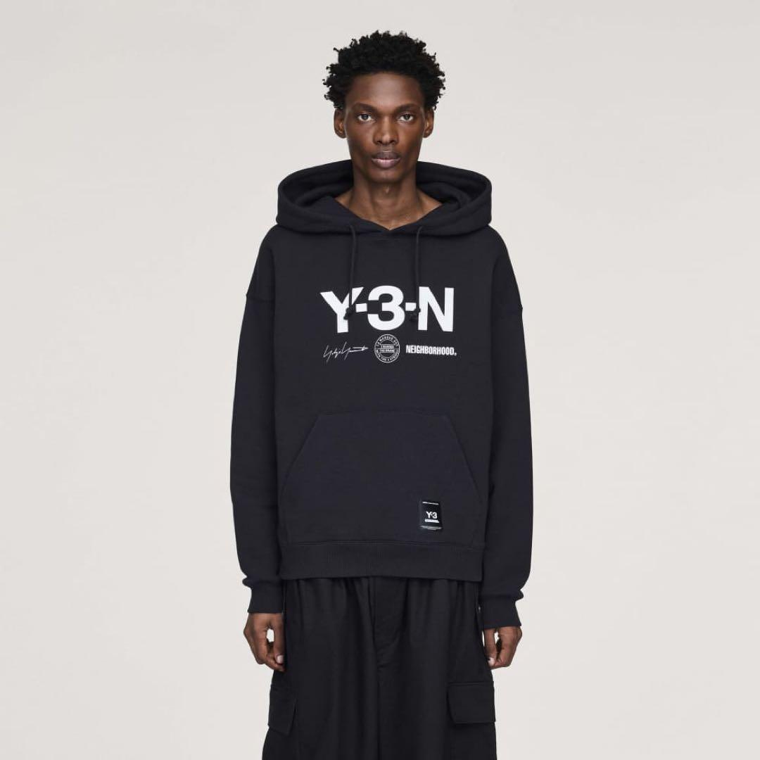 Y-3 NBHD GRAPHIC HOODIE adidas アディダス　黒 M