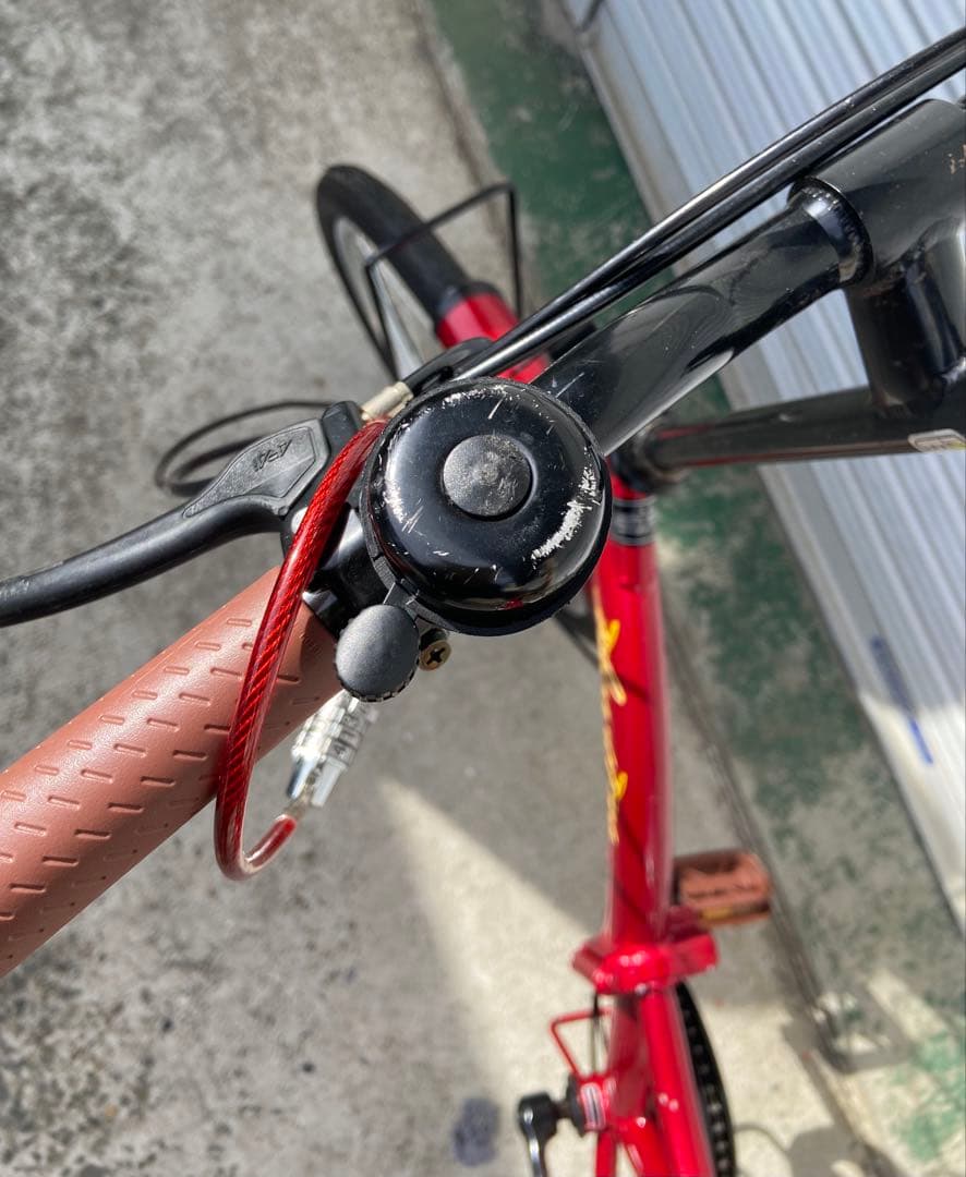 11RT1 折りたたみ自転車 レッド 20インチ 6段変速